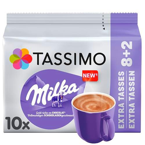 Tassimo Cápsulas de Bebida de Cacao Milka | 50 Cápsulas Compatibles con Cafetera Tassimo