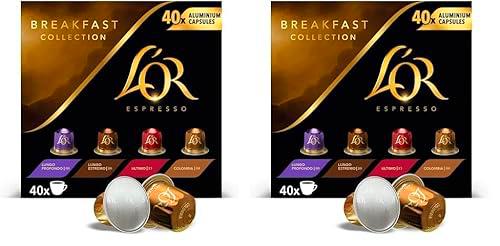 L'OR Espresso Colección Desayuno | 40 Cápsulas Compatibles Nespresso (R)*