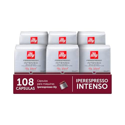 illy, Cápsulas de Café Iperespresso INTENSO, 100% Arábica con Notas de Cacao y Frutos Secos